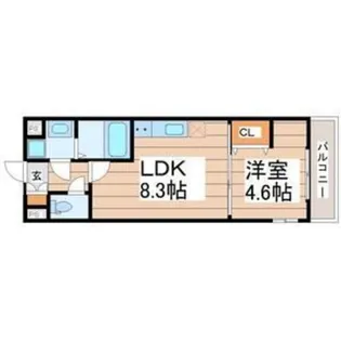 BLESSED LIFE上杉【1階】の間取り