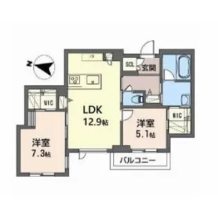 Granria西公園【3階】の間取り