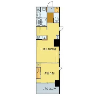 Moon Shotビル【5階】の間取り