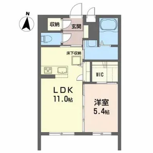 サーフストン【3階】の間取り