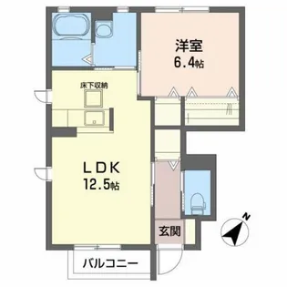 シャーメゾン泉崎西【1階】の間取り