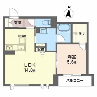 CLOU DE FORGE【1階】の間取り