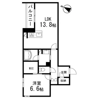 レィディエンス本町【2階】の間取り