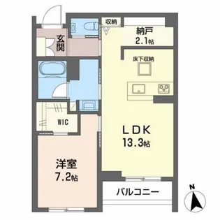 富岳五橋【2階】の間取り