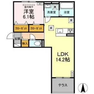 ラピスラズリ【1階】の間取り