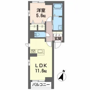 RITZ GARDEN【2階】の間取り