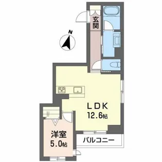 エクラージュ二日町【3階】の間取り