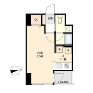 KDXレジデンス仙台駅東【4階】の間取り