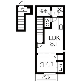 Befine門前町【2階】の間取り
