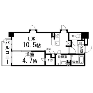 CAMELLIAガーデン八幡【3階】の間取り