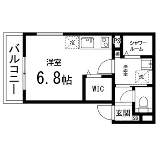 ペアレシア長町【201号室】の間取り