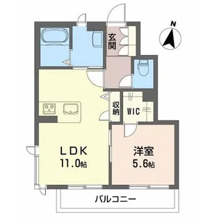 アルーア【1階】の間取り