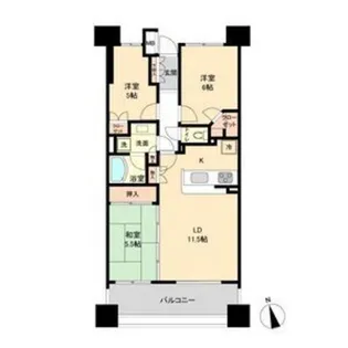 ドゥーエ仙台イースト【1403号室】の間取り