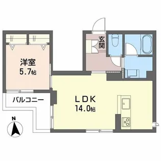 シャーメゾン宮Ⅱ【3階】の間取り