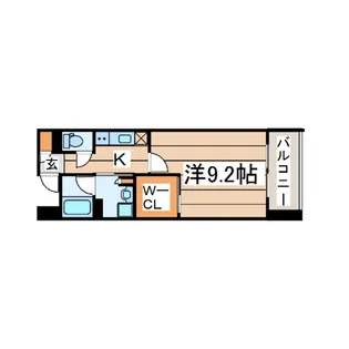 リージア勾当台公園【7階】の間取り