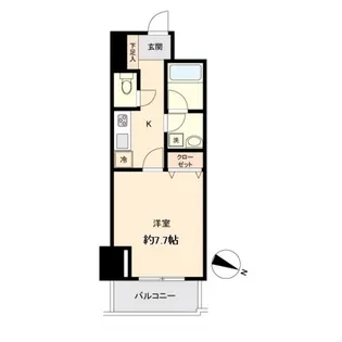 KDX定禅寺通レジデンス【0802号室】の間取り