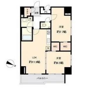 KDX定禅寺通レジデンス【14階】の間取り