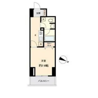 KDX定禅寺通レジデンス【5階】の間取り