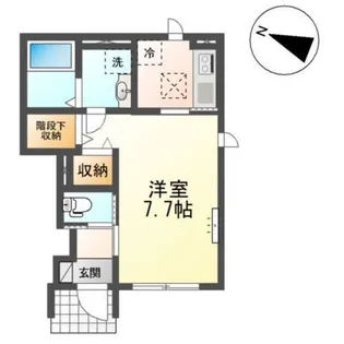 アインタウゼント3【1階】の間取り