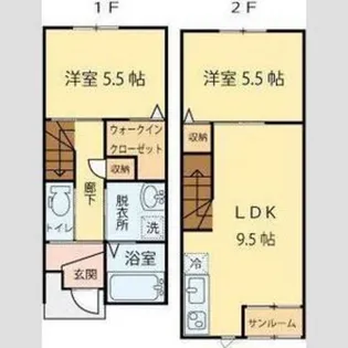 ステラトキ【C号室】の間取り