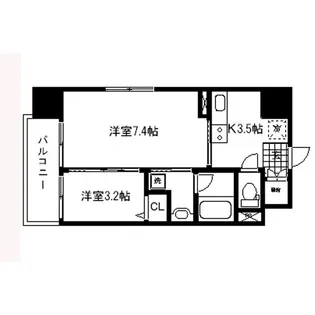バリューエクセ【602号室】の間取り