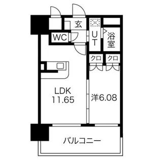 アルティザ仙台花京院【4階】の間取り
