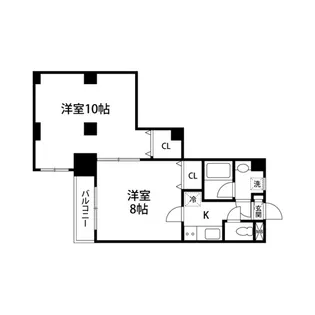 チュアリヒルズⅠ【4階】の間取り