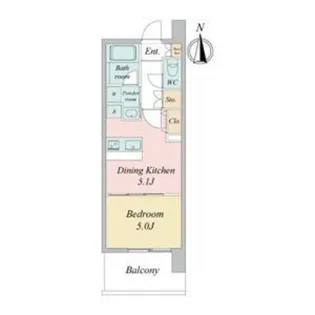 エルスタンザ仙台駅東【4階】の間取り