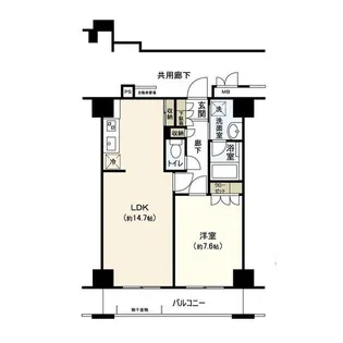 レジデンス仙台駅東【13階】の間取り