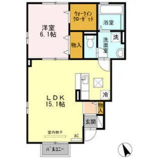 プレジオ【1階】の間取り