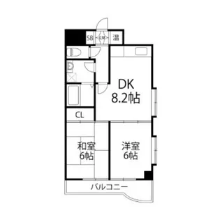 ライオンズマンション中央【1214号室】の間取り