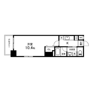 カーサヴェルデ春日町【0206号室】の間取り