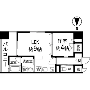 プレシャス二日町【9階】の間取り