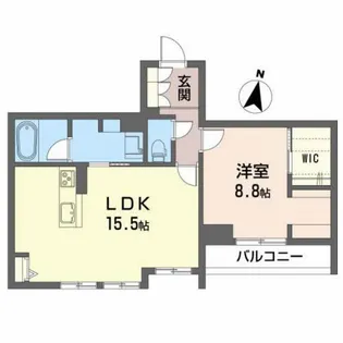 ベレオ大町【2階】の間取り