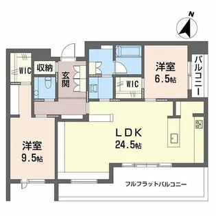 Camelot East【4階】の間取り