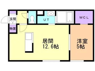 MARESSE arte【103号室】の間取り