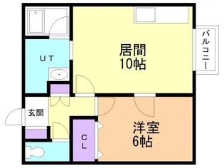 ファイン21【2−B号室】の間取り