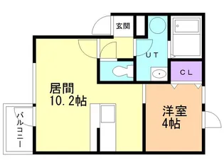 フォレスト【305号室】の間取り