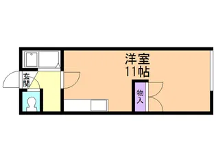 SSコート【201号室】の間取り