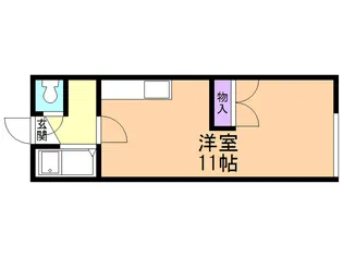 SSコート【207号室】の間取り