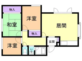 ケントハウス港北【202号室】の間取り