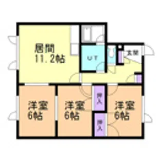 アンデルセンⅡ【203号室】の間取り