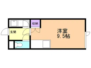 リバーヒルズ【102号室】の間取り