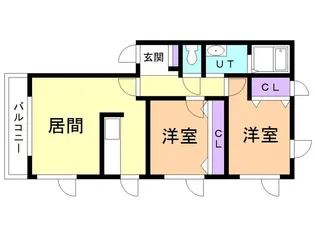 ファーストコート 539【202号室】の間取り