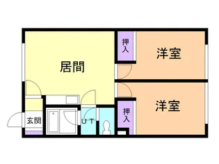 コーポ東園10【102号室】の間取り