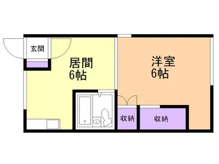 コーポMio【B号室】の間取り