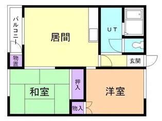 メゾン8番館【103号室】の間取り