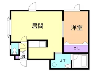ピュア中島【201号室】の間取り