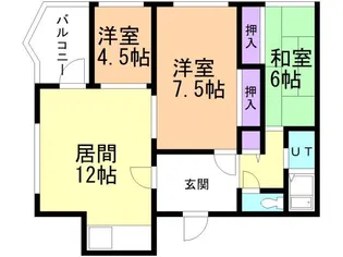 エスパシオ【302号室】の間取り