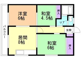 マンション木田【301号室】の間取り